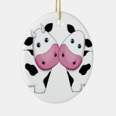 Cute Cow Couple Ornament (Rechts)
