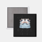 Cute Cow Couple This Is Our Cuddle  Magneet (Voorkant / Achterkant)