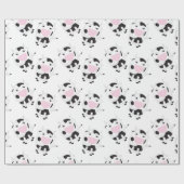 Cute Cow Pattern Cadeaupapier (Vlak)