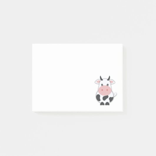 Cute Cow Post-it® Notes (Voorkant)