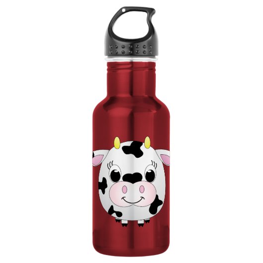 Cute Cow Waterfles (Voorkant)