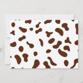 Cute Cowboy Anniversaire Photo Invitation (Dos)