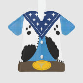 Cute Cowboy Personalized Ornament (devant)
