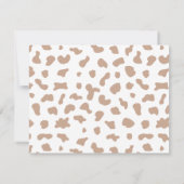 Cute Cowboy Western Thème Baby Shower Invitations (Dos)