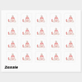 Cute Cozy Aesthetic Girl Sticker (Feuille)