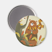 Cute Cozy Beer Magneet (Voorkant / Achterkant)