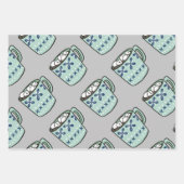 Cute Cozy Hot Chocolate Mok Inpakpapier Vel (Voorkant)