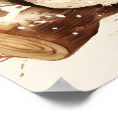 Cute Cozy Penguin Winter Nursery Wall Art Poster (Hoek)