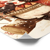 Cute Cozy Penguin Winter Nursery Wall Art Print (Hoek)