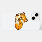 Cute Cozy Sleeping Fox Case-Mate iPhone Case (Achterkant (horizontaal))