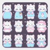 Cute cozy winter stickers (Devant)