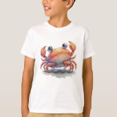 Cute Crab Boy T-Shirt (Voorkant)