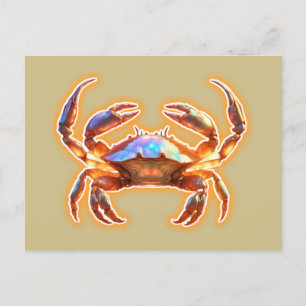 Cute Crab Briefkaart