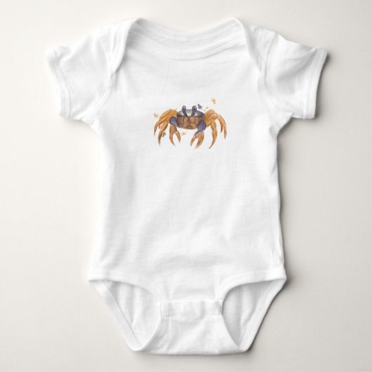Cute crab tekening romper (Voorkant)
