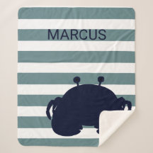 Cute Crab Zee Animal Nautical Ocean Nursery Decor