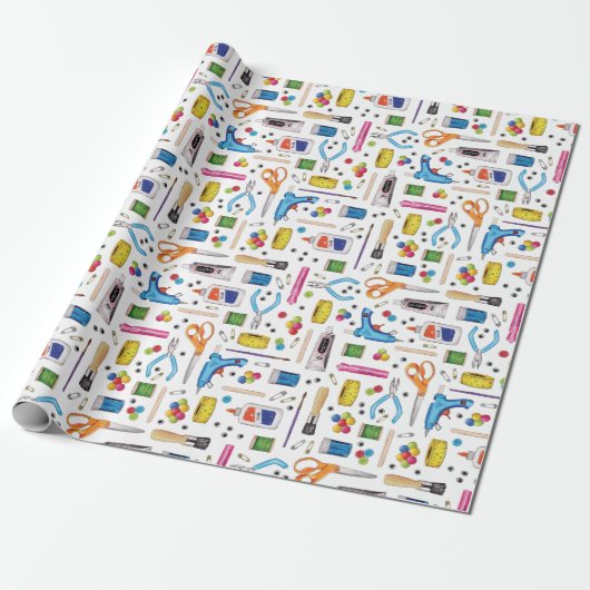 Cute Craft Supply Cadeaupapier (Uitgerold)