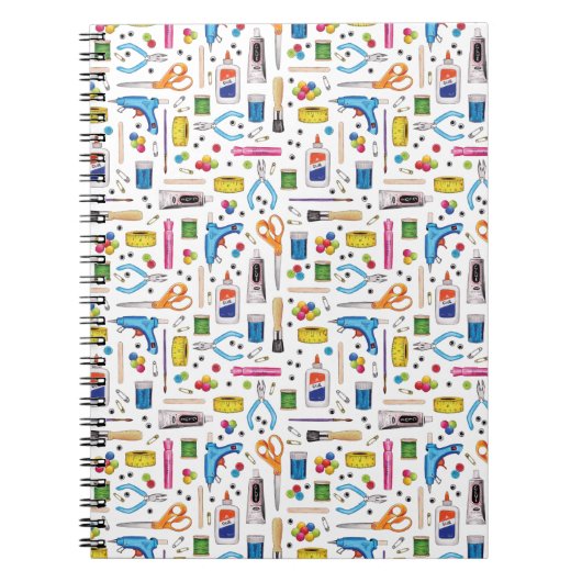 Cute Craft Supply Notitieboek (Voorkant)