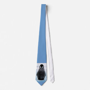 Cute Cravate D'Art Cudly Pingouin-Lover