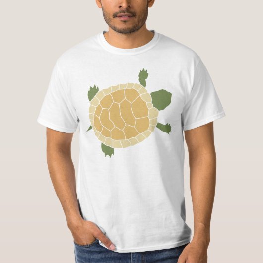 Cute Crawling Little Turtle Tortoise T-shirt (Voorkant)