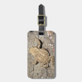 Cute Crawling Toad Custom Bagagelabel (Voorkant verticaal)