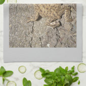 Cute Crawling Toad serviette de cuisine (Plié)