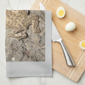 Cute Crawling Toad serviette de cuisine (Quart Plié)