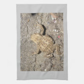 Cute Crawling Toad serviette de cuisine (Vertical)