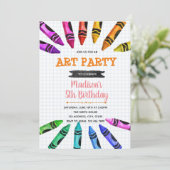 Cute crayon soirée invitation (Debout devant)