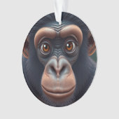 Cute Crazy Funny Chimpanzé Anime Portrait (devant)