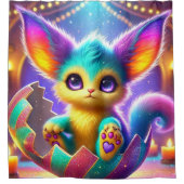 Cute Creature Douchegordijn (Voorkant)