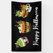 Cute & Creepy Halloween-behandelingen Spandoek (Verticaal)
