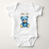 Cute Crochet Bear Personalized  Romper (Voorkant)