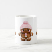 Cute Crochet Gingerbread Mug Cake Character Coffee (Centre)