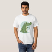 Cute crocodile character t-shirt (Voorkant volledig)
