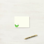 Cute crocodile love kawaii cartoon kinder post-it® notes (Op bureau)
