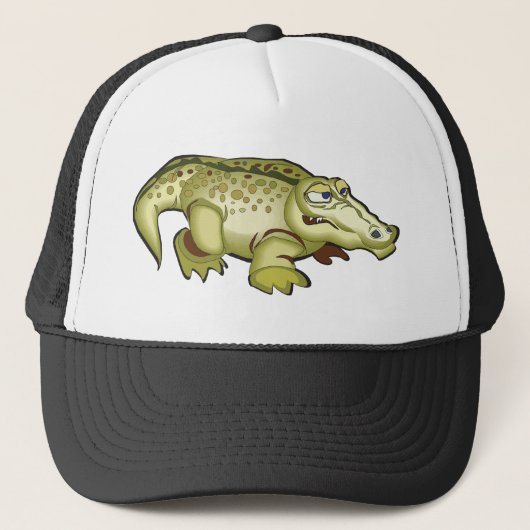 Cute Crocodile Trucker Pet (Voorkant)