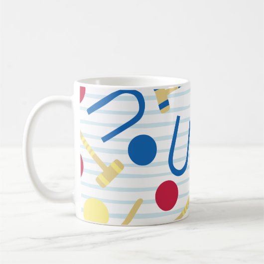 Cute Croquet Café Mug (Gauche)