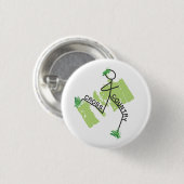 Cute Cross Country © Grass Runner Button (Voorkant /achterkant)