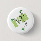 Cute Cross Country © Grass Runner Button (Voorkant)