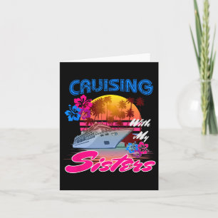 Cute cruise met mijn zusters Women Girls Cruise L. Kaart