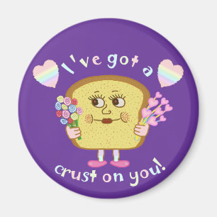 Cute Crust op You Valentijnsdag Pun Magneet