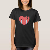 Cute Crying Broken Heart Face Emoji T-shirt (Voorkant)