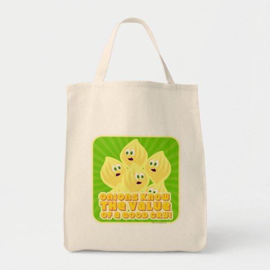 Cute Crying Onions Tote Bag (Voorkant)