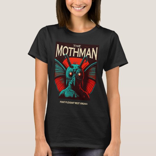 Cute Cryptid Mothman 2 T-shirt (Voorkant)