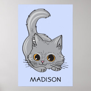 Cute Cta aangepaste naam en kleuren-poster Poster