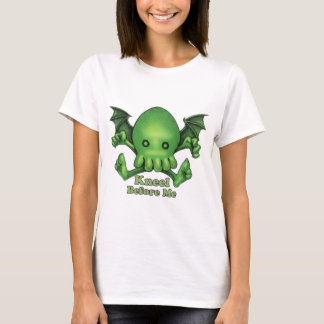 Cute Cthulhu Chibi Kneel voor mij T-shirt