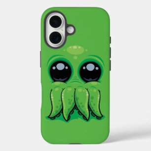 Cute Cthulhu Gezicht iPhone 16 Hoesje