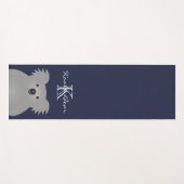 Cute Cudly Australia Baby Koala Beer Monogram Yogamat (Voorkant (horizontaal))