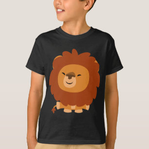 Cute Cudly Cartoon Lion Children T-Shirt