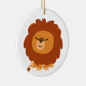 Cute Cudly Cartoon Lion Ornament (Rechts)